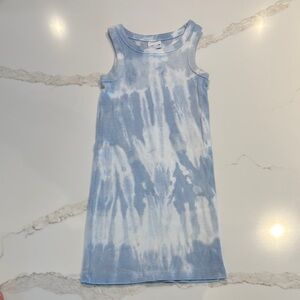 Zara Kids Blue Tie-Dye Sleeveless Dress